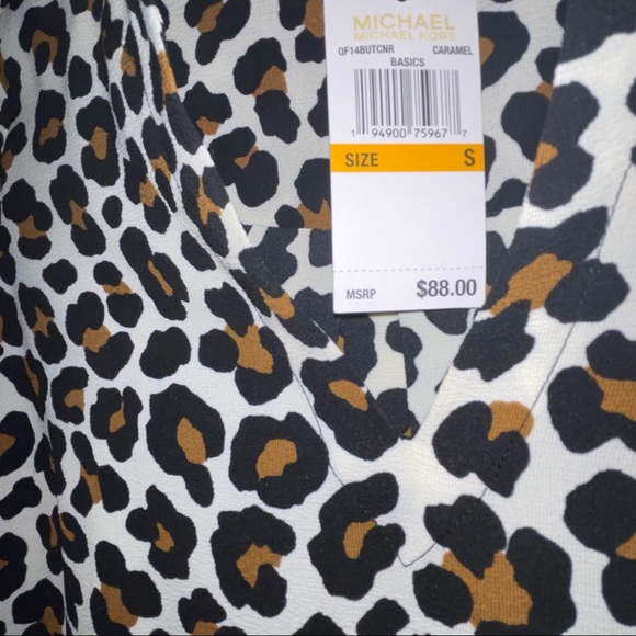 MICHAEL KORS BASIC BLOUSE SMALL - Picture 3 of 5